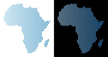 Afrika harita petek soyutlama