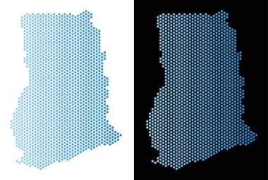 Gana harita altıgen şeması
