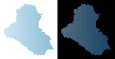 Irak harita Hex-kiremit düzeni