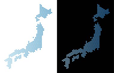 Japonya haritası petek şeması