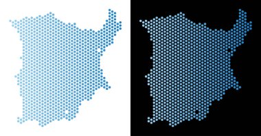 Koh Samui Haritası Hex-kiremit soyutlama