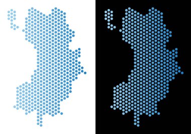 Koh Tao Tayland Adası harita Hex-çini mozaik