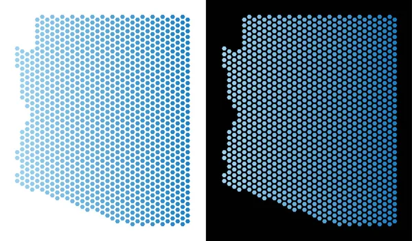 Arizona Üniversitesi harita altıgen mozaik