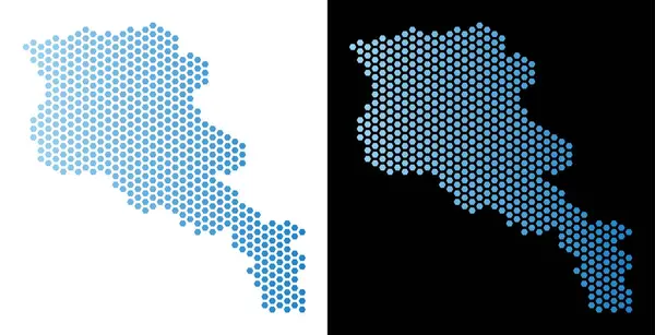 Ermenistan harita Hex-çini mozaik