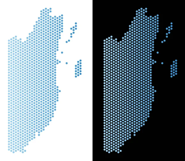 Belize Haritası altıgen şeması
