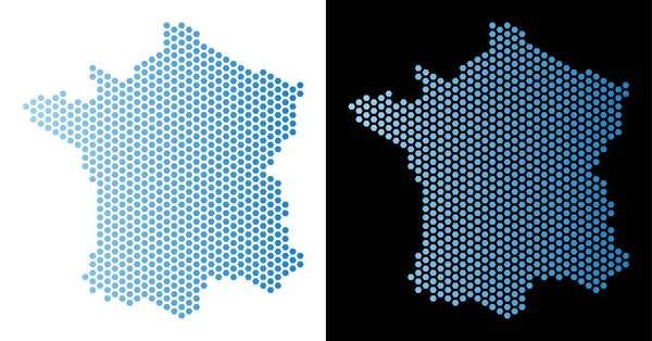 Fransa harita Hex-kiremit düzeni