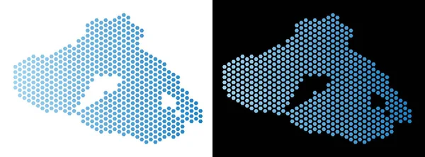 Yunan Midilli (ada) harita petek mozaik