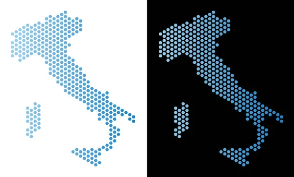 İtalya harita altıgen şeması