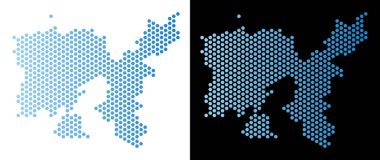 Limnos Yunan Adası harita petek şeması