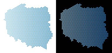Polonya harita petek mozaik