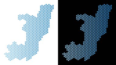Cumhuriyeti Kongo harita petek soyutlama