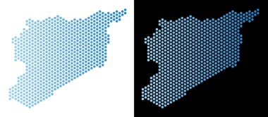 Suriye harita petek soyutlama