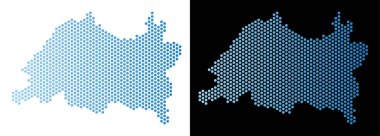 Tataristan harita Hex-çini mozaik