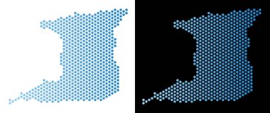 Trinidad ada harita Hex-çini mozaik