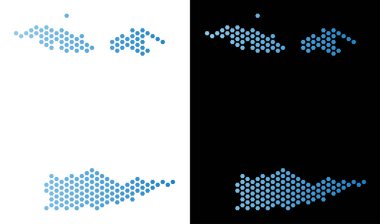 ABD Virgin Adaları petek düzeni eşleme