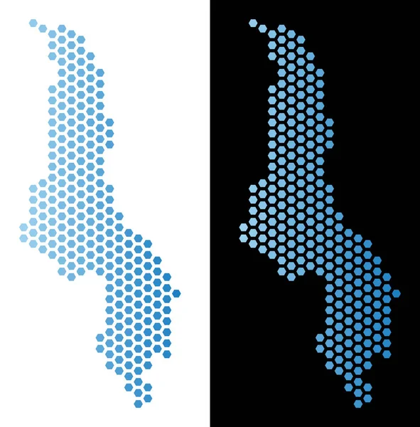 Malavi Haritası Hex-kiremit düzeni