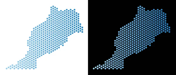 Fas Haritası altıgen şeması