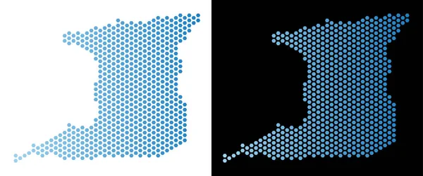 Trinidad ada harita Hex-çini mozaik