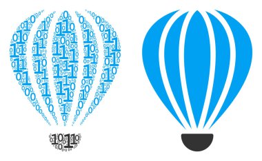 Aerostat kompozisyon ikili basamak