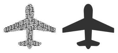 Uçak mozaik ikili basamak