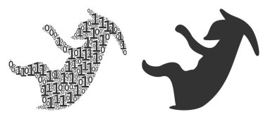 Uzaylı embriyo mozaik ikili basamak