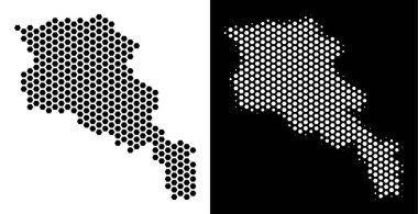 Ermenistan harita altıgen şeması