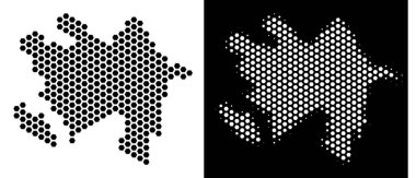 Azerbaycan harita altıgen şeması