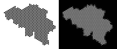 Belçika harita altıgen şeması