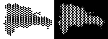 Dominik Cumhuriyeti harita petek şeması