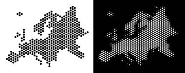 Europe harita petek mozaik