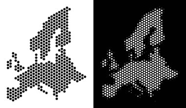 Avrupa Birliği'nin harita petek soyutlama