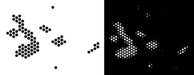 Galapagos Adaları Harita altıgen şeması