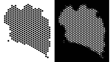 Koh Samui Tayland Adası harita Hex-çini mozaik