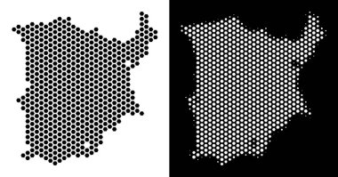 Koh Samui Haritası altıgen şeması