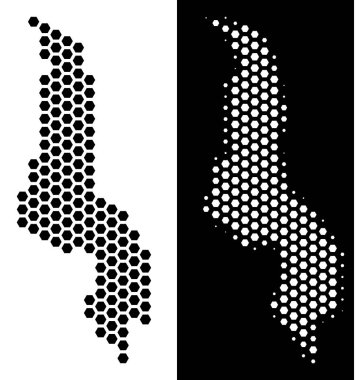 Malavi Haritası altıgen şeması