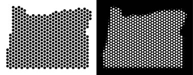 Oregon State harita altıgen şeması