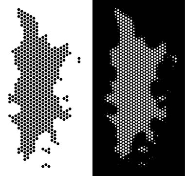 Phuket harita Hex-kiremit düzeni