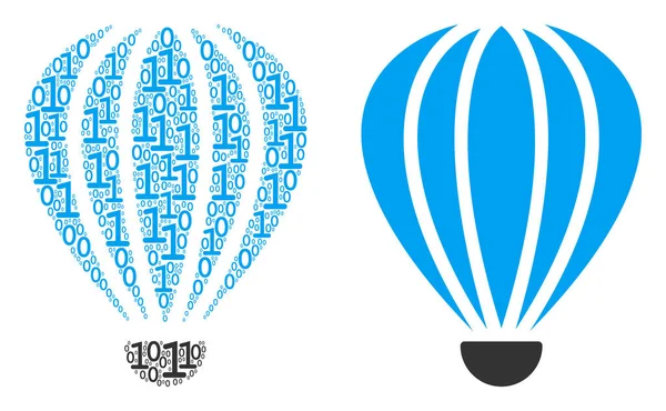 Aerostat kompozisyon ikili basamak