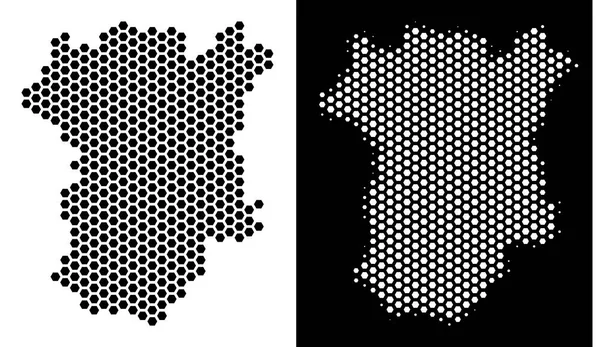 Çeçenistan'da harita petek şeması