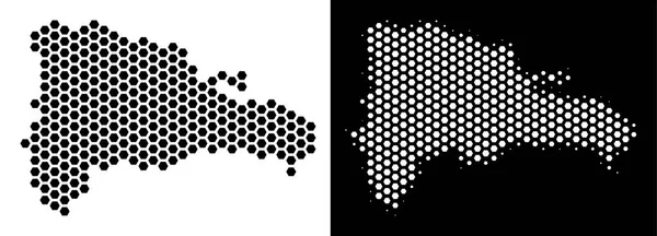 Dominik Cumhuriyeti harita petek şeması