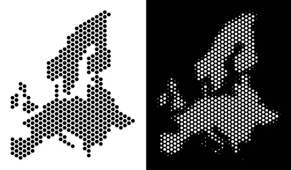 Avrupa Birliği'nin harita petek soyutlama