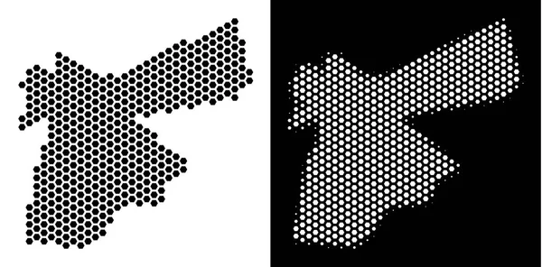 Jordan Map altıgen mozaik