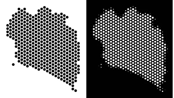 Koh Samui Tayland Adası harita Hex-çini mozaik