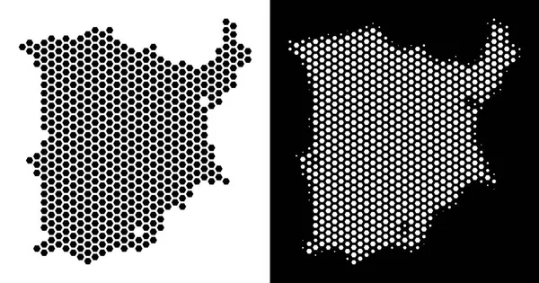 Koh Samui Haritası altıgen şeması