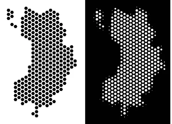 Koh Tao Tayland Adası harita Hex-kiremit soyutlama