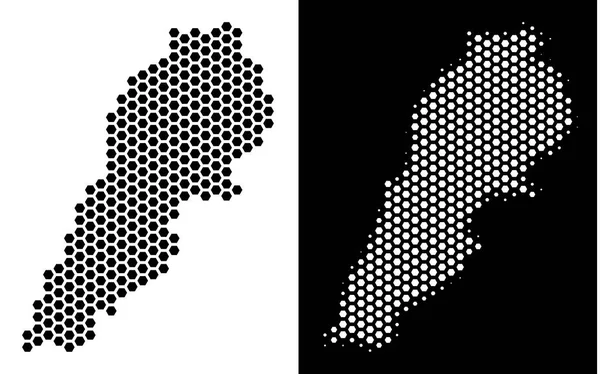 Lübnan harita Hex-kiremit düzeni