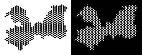 Leningrad Oblast Harita altıgen şeması