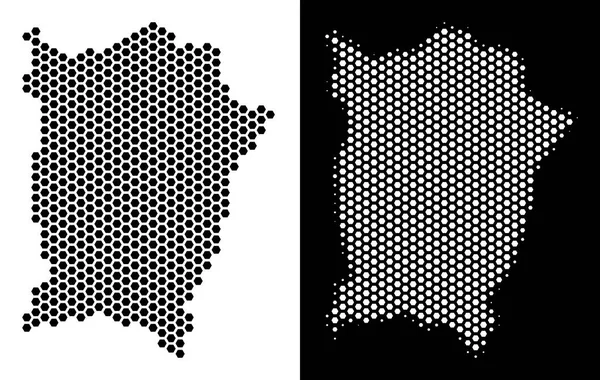 Penang Adası harita altıgen şeması