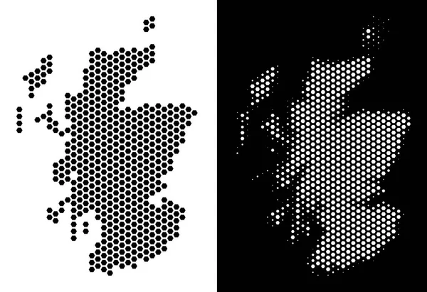 İskoçya Haritası altıgen şeması