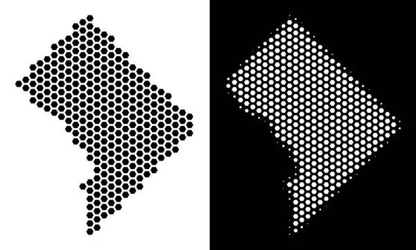 Washington Dc harita petek şeması